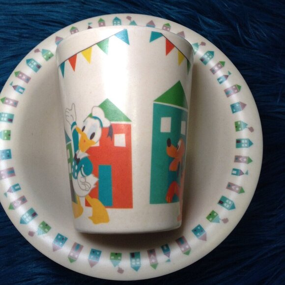 Vintage Disney Mickey & Friends Cup/Saucer set;Retro, Y2K, Kidcore, Collectibles - Picture 4 of 4